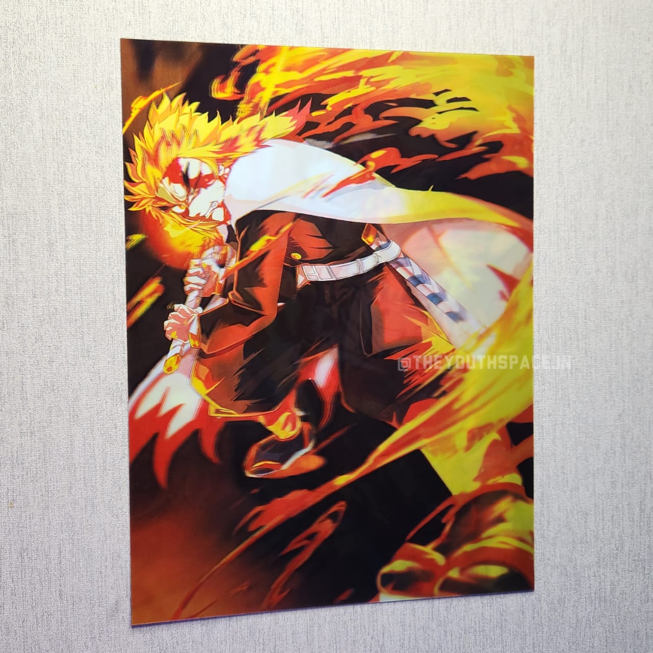 Rengoku's Death Scene 3D Motion Wall Poster