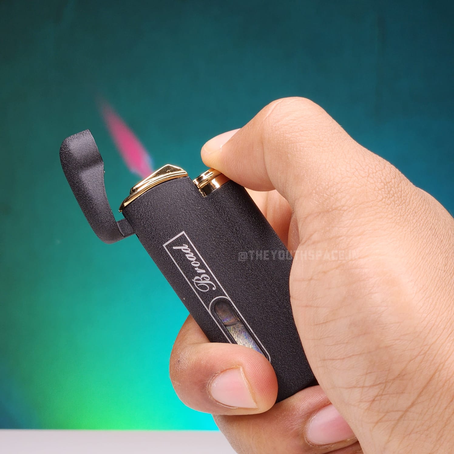 Orbit Red Flame Visible Fuel Tank Lighter