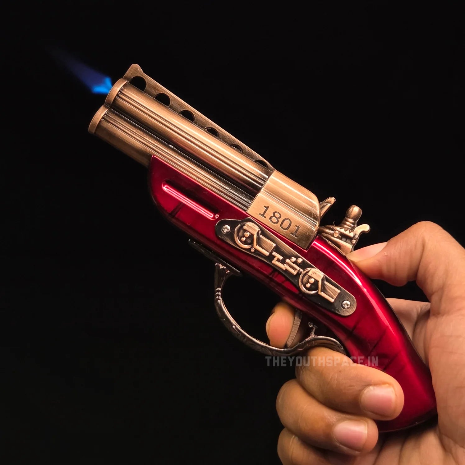 Vintage Flintlock Pistol Style Luxury Lighter – Collectible Showpiece