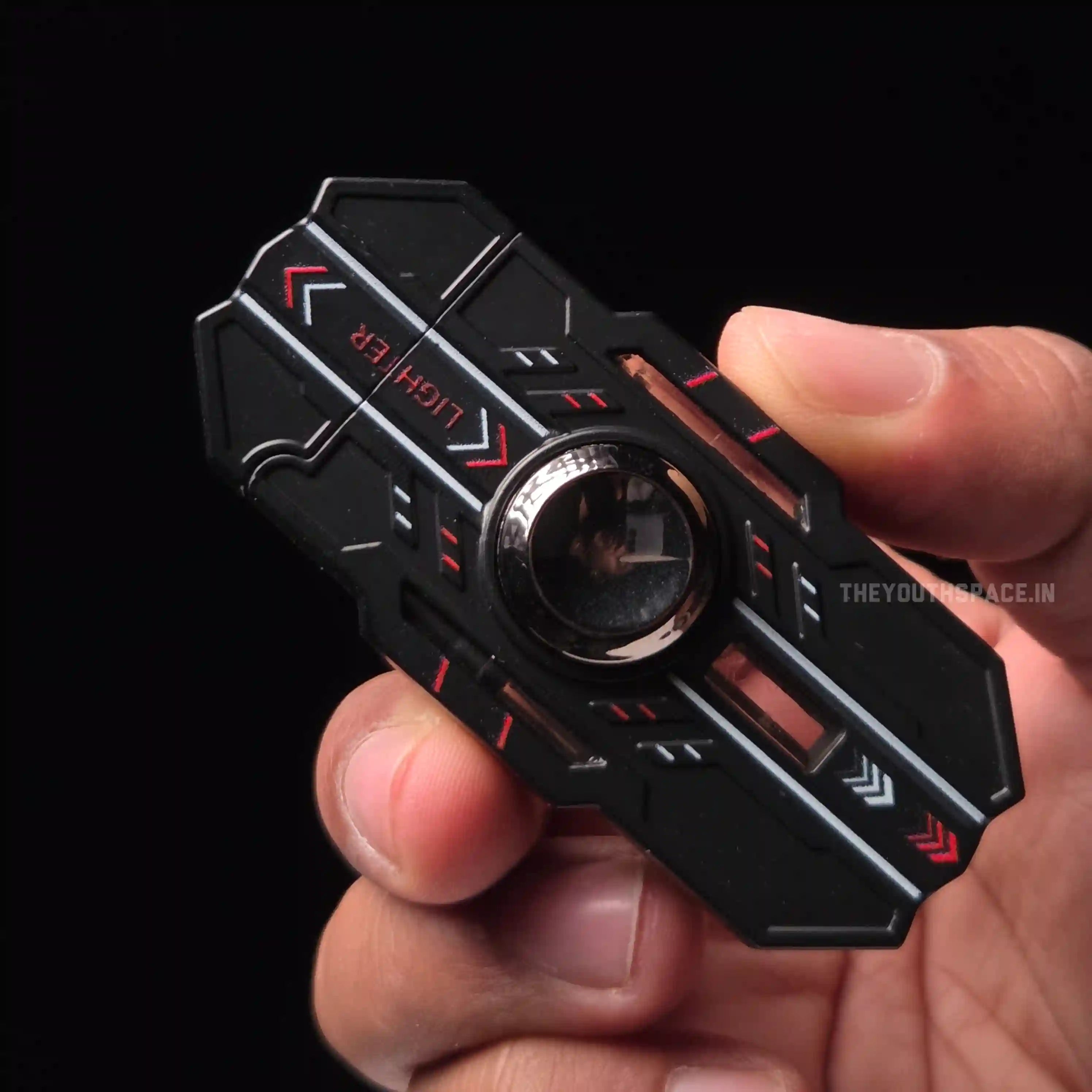 Mecha Fidget Spinner Luminous Jet Lighter