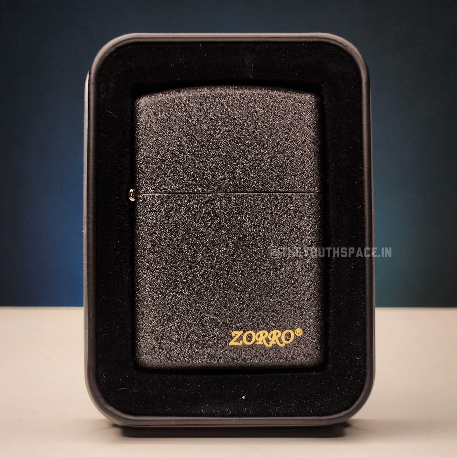 ZORRO Ultimate Justice Brass Matte Black Lighter 22HK