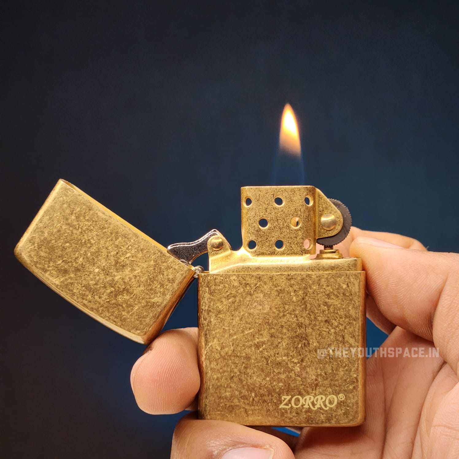 ZORRO Ultimate Justice Brass Golden Lighter 21HK