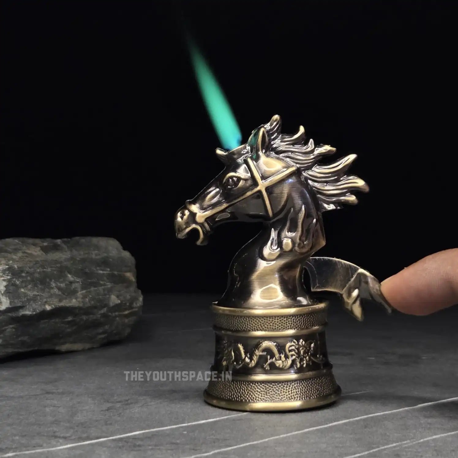 Horse Showpiece Collectible Jet Lighter