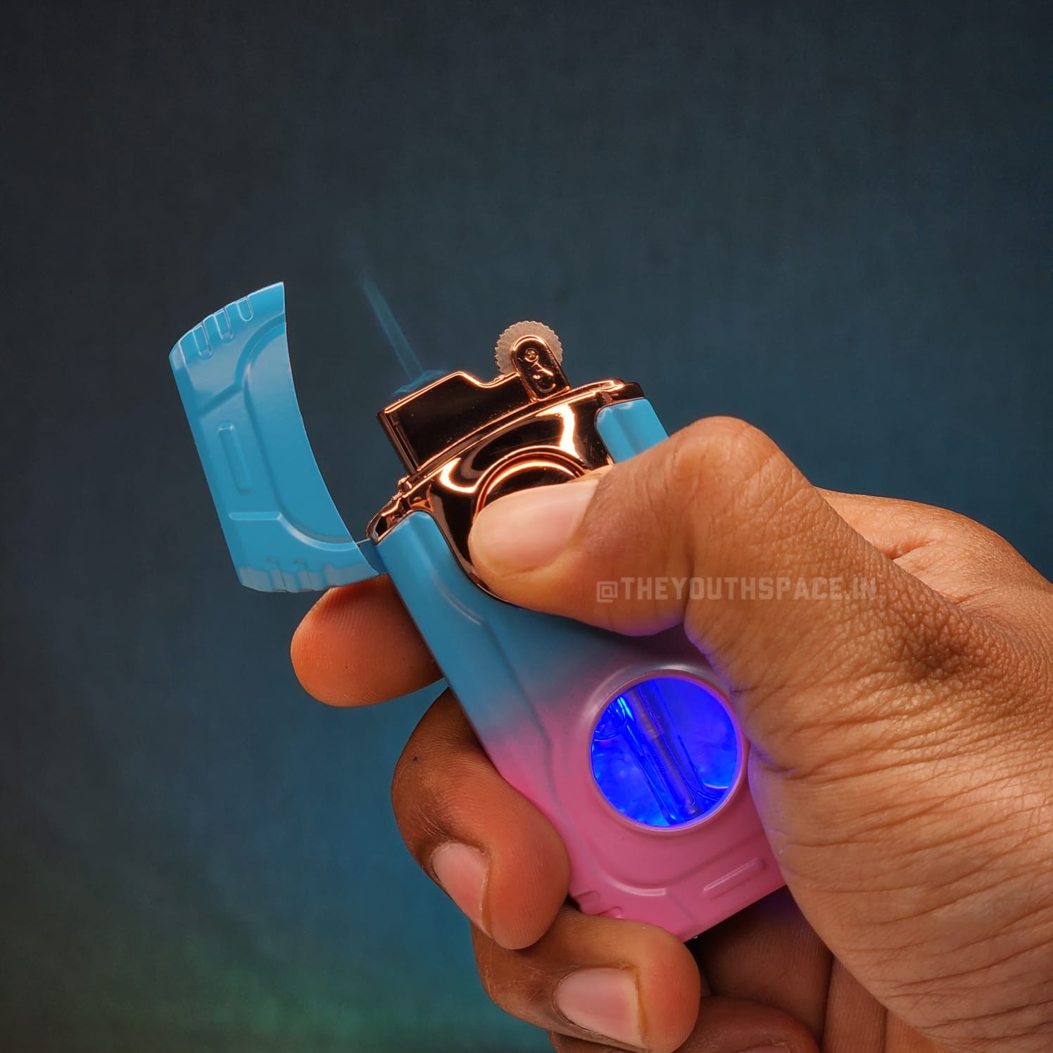 Premium FlameShift Tank Lighter (with Light)