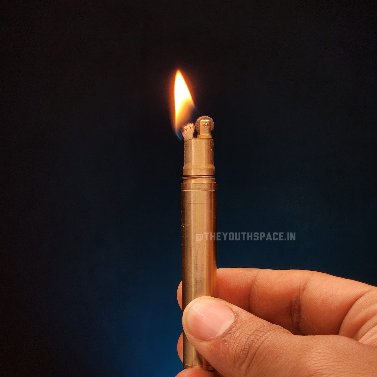 Pure Brass Pen Style Lighter