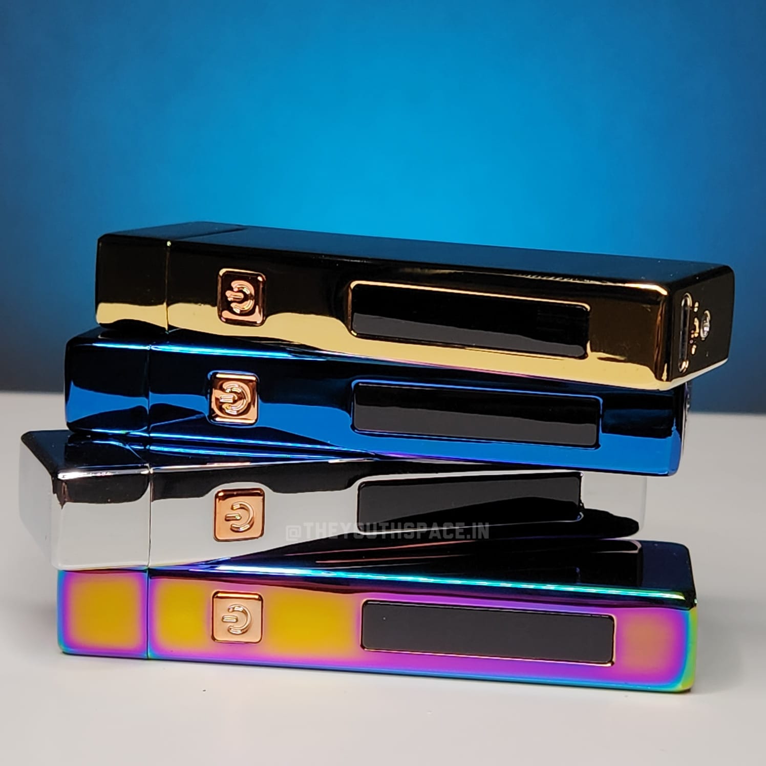 Lumina Double Arc Rechargeable Metallic Lighter