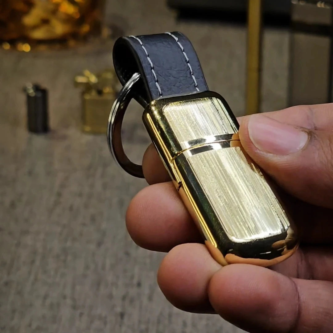 Hidden Keychain Flint Lighter