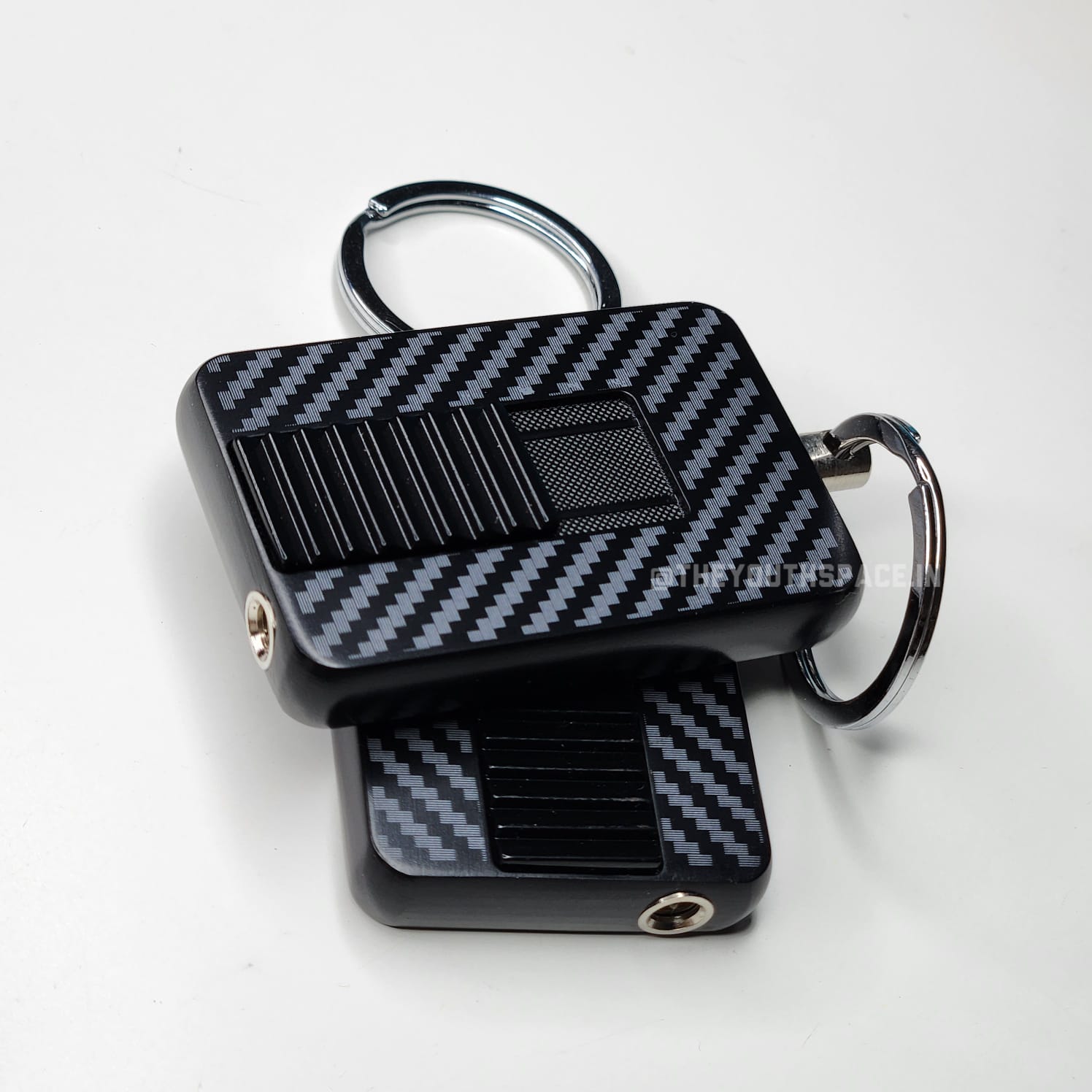 Carbon Ignite Orange Flame Lighter (Metallic)