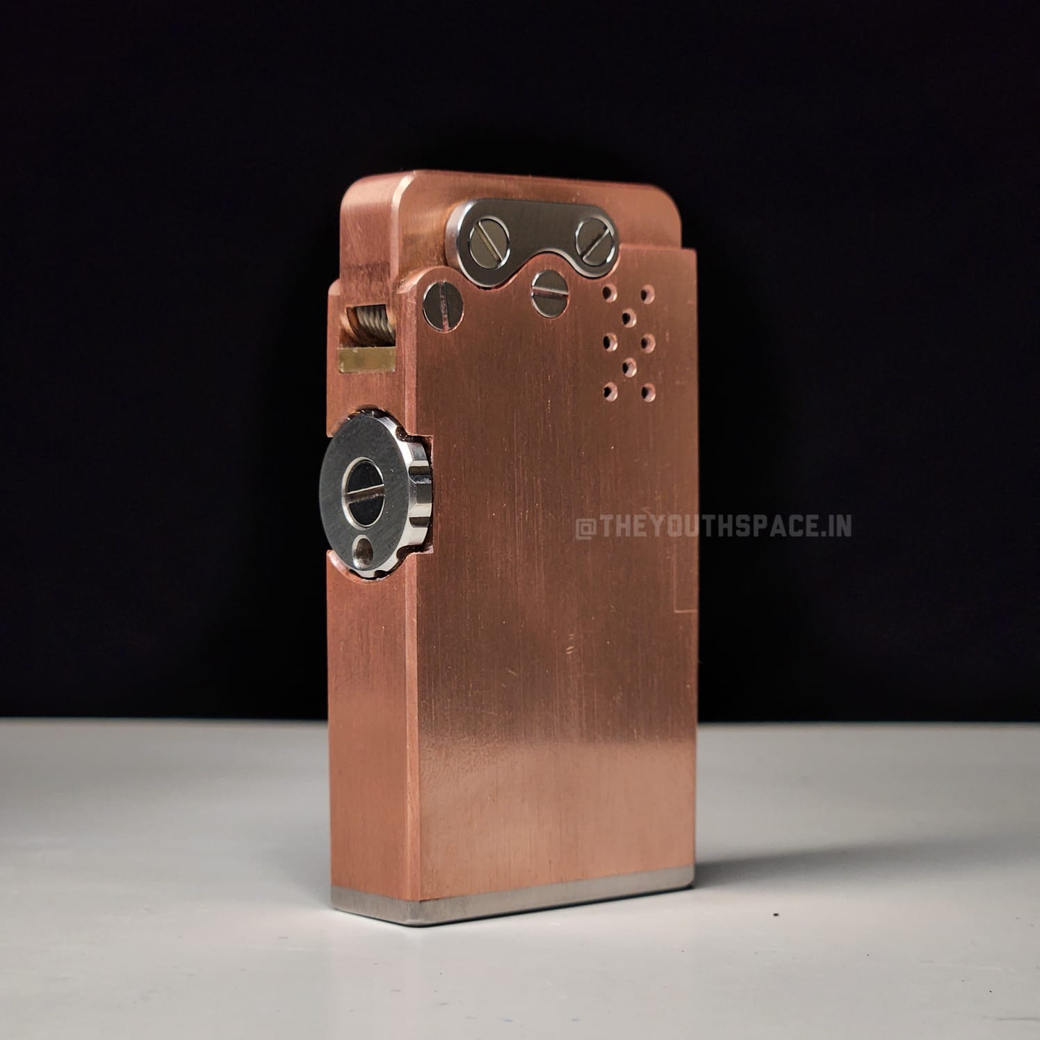Premium Vintage Brass Mechanical Automatic Ignition Lighter
