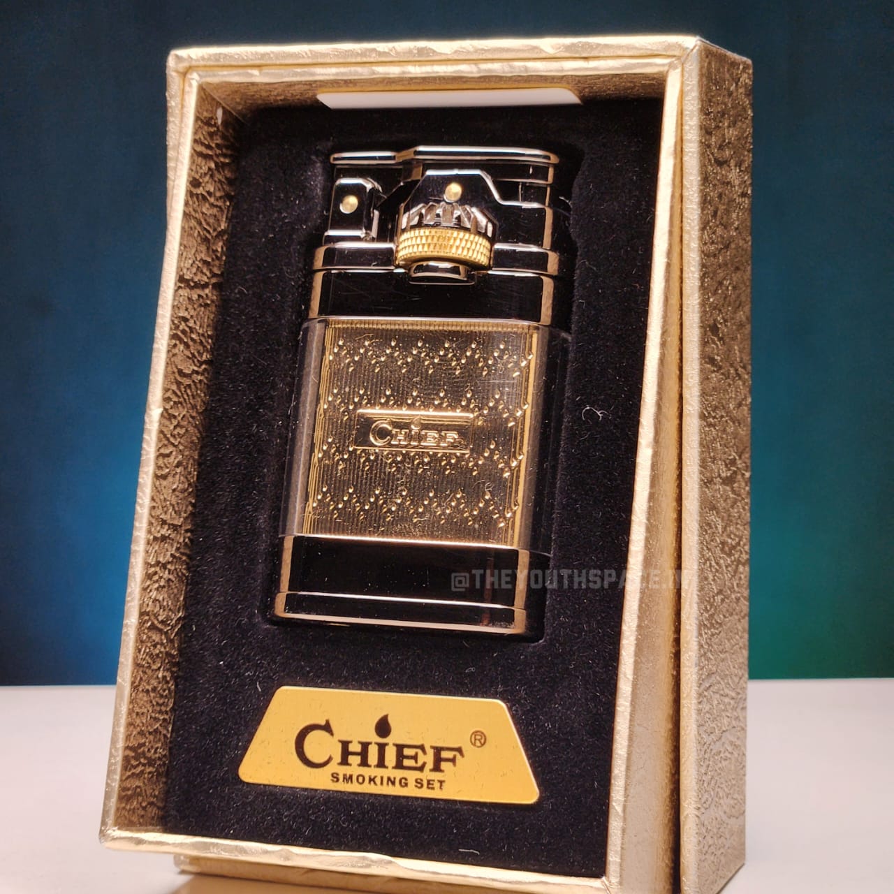 Chief Creative Gear Linkage Transparent Fuel Tank Kerosene Lighter