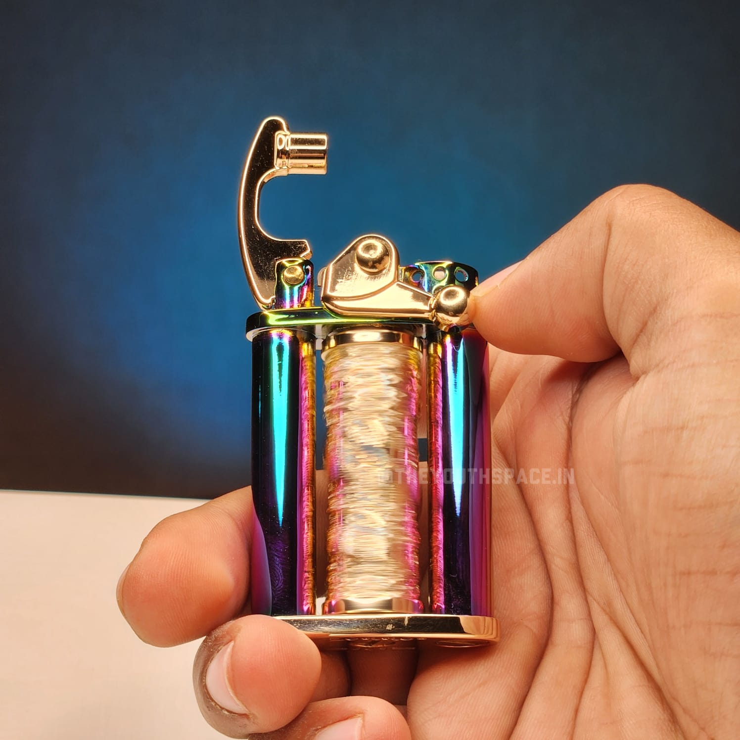 Original Zorro Rotating Dragon Column Rocker Arm Lighter