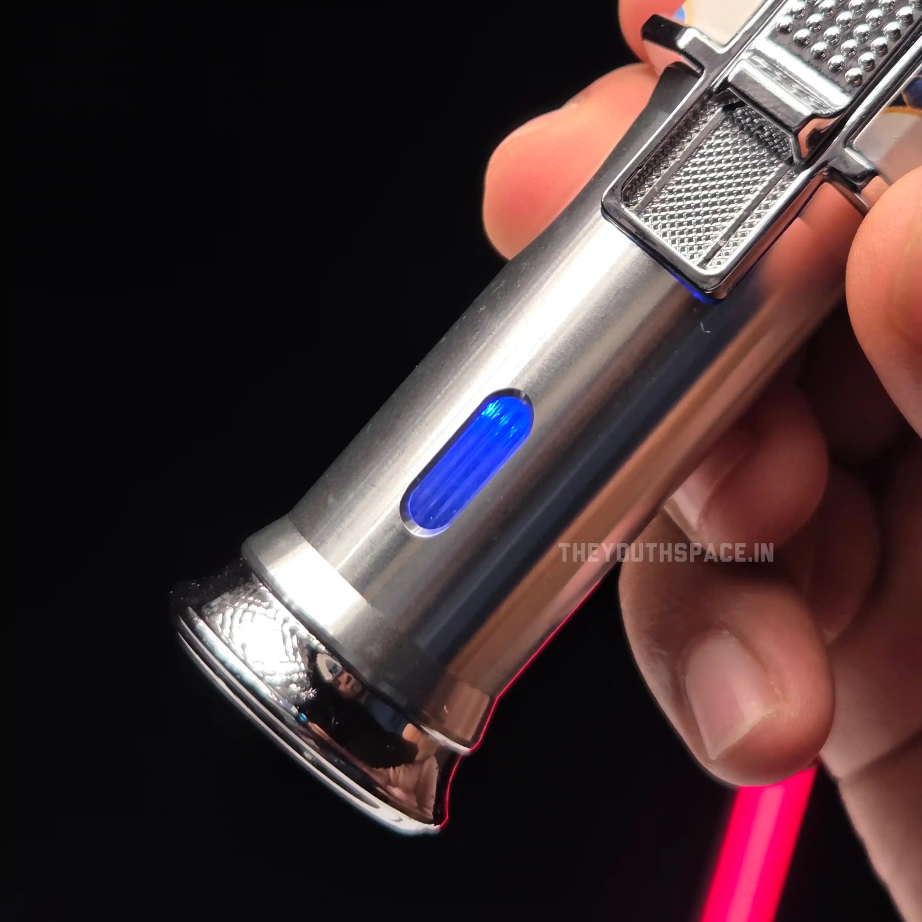 Split-Core Ultraman Tiga Spark Lens Torch Jet Lighter