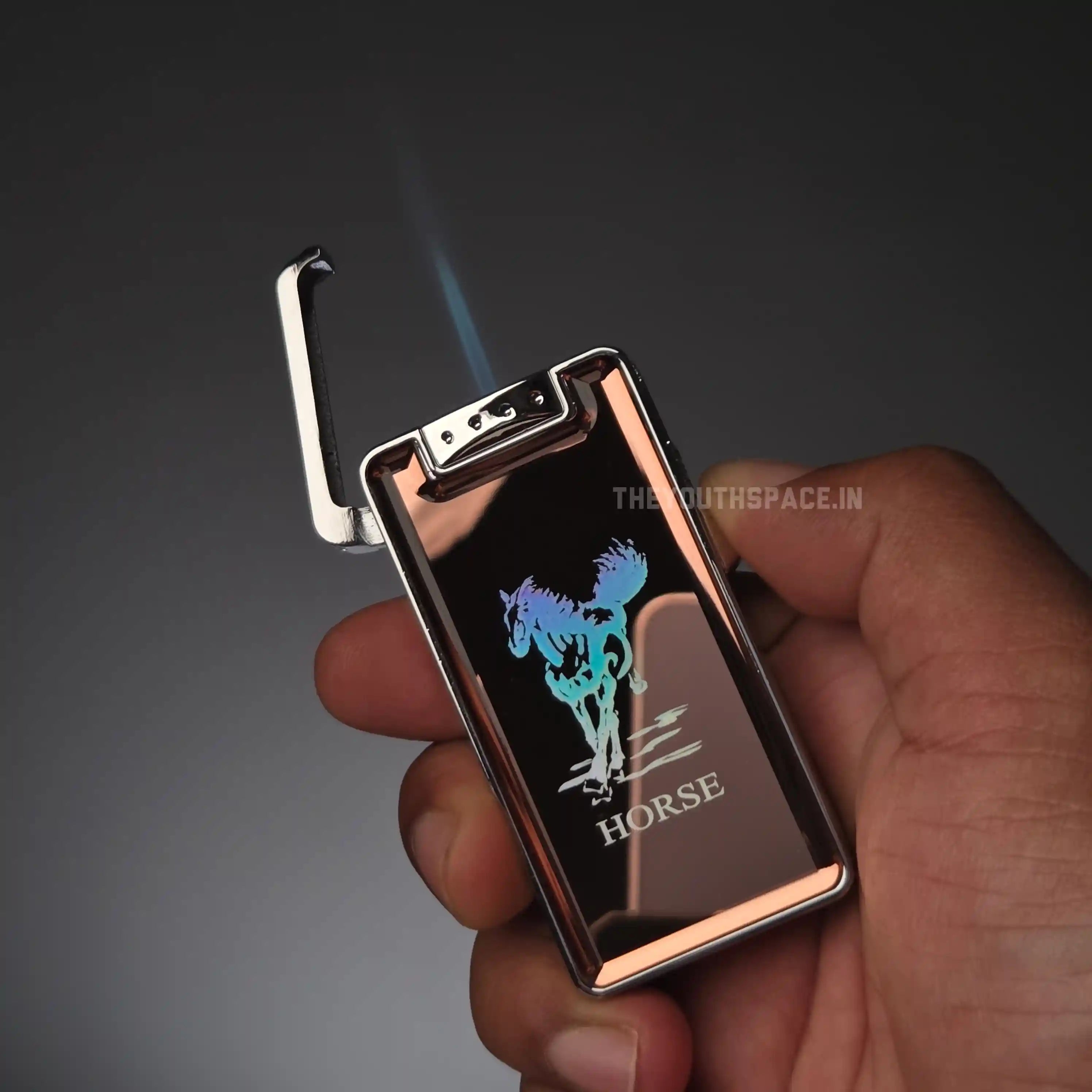 Holographic Prism Beast Jet Lighter