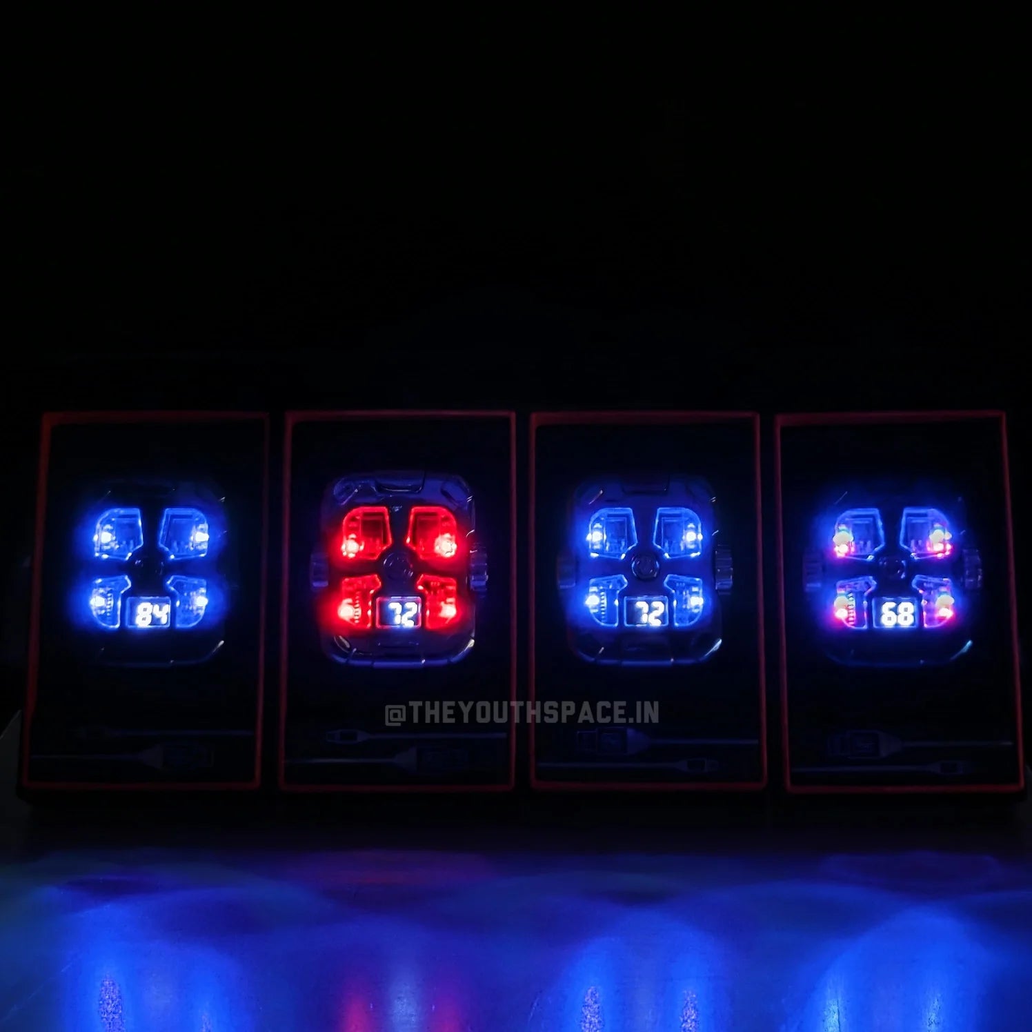Double Arc Gyro Spinning Led USB rechargeable Lighter