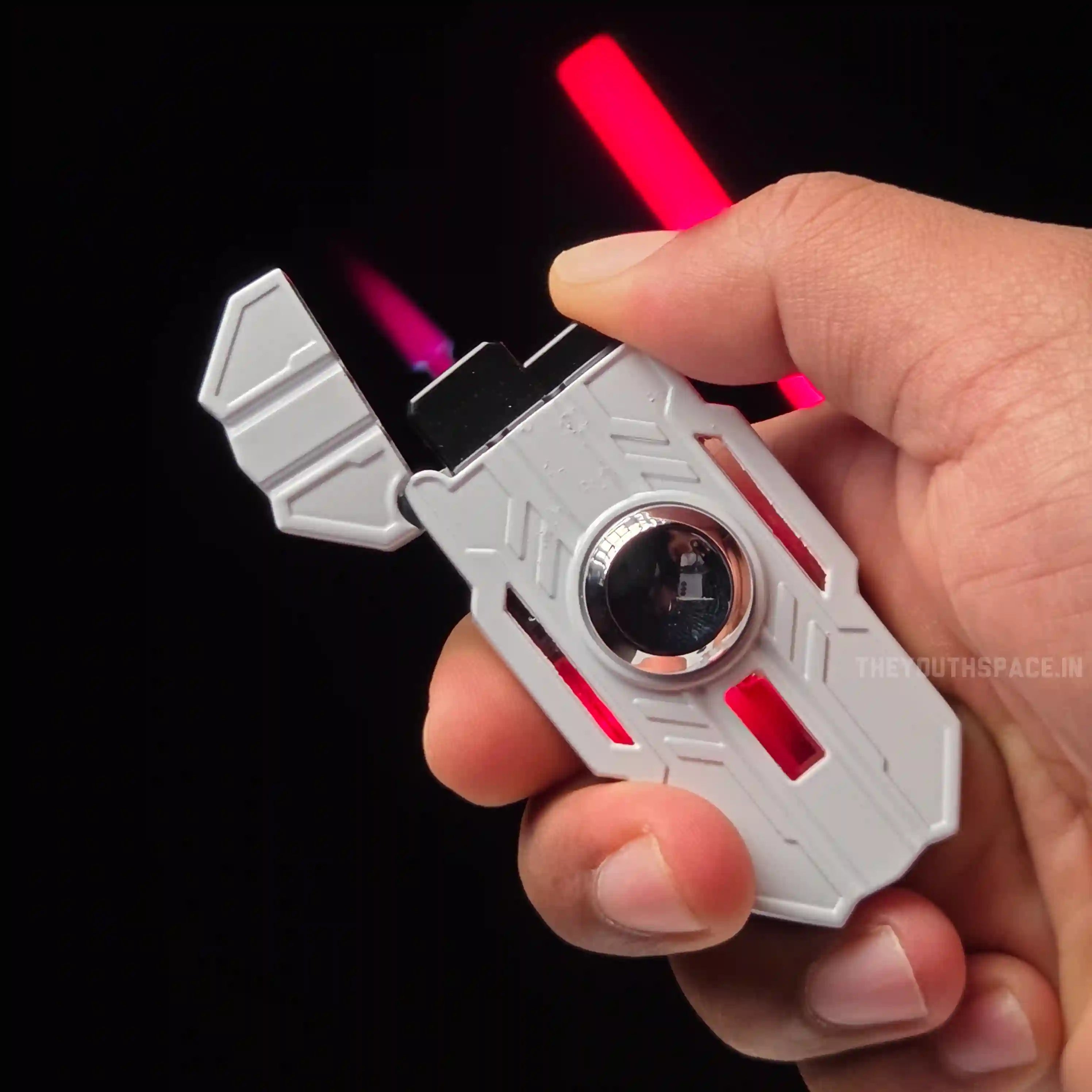 Mecha Fidget Spinner Luminous Jet Lighter