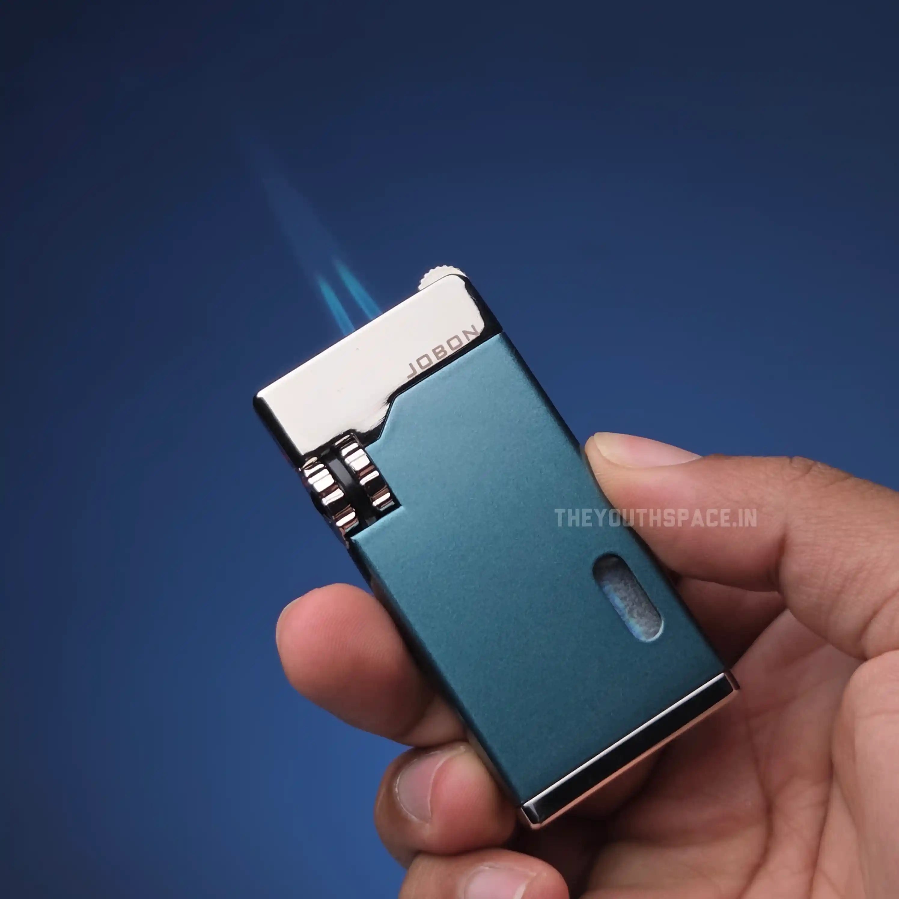 Jobon ZB-999 Turbo Dual Flame Jet Lighter