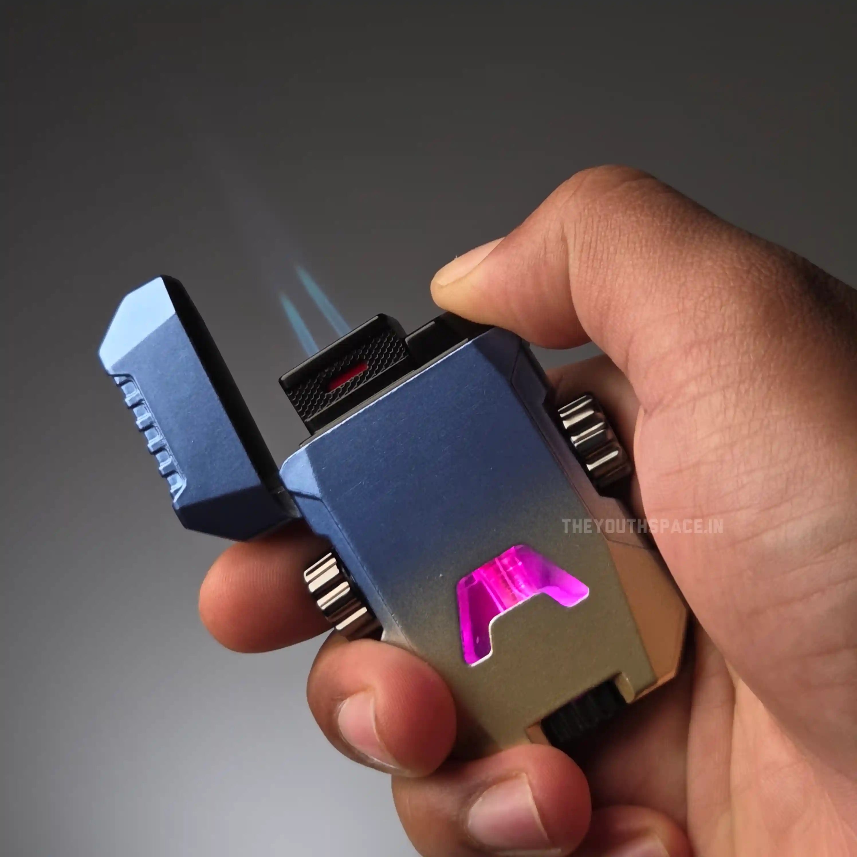 Lancia Dual Jet Gyro Spinner Lighter