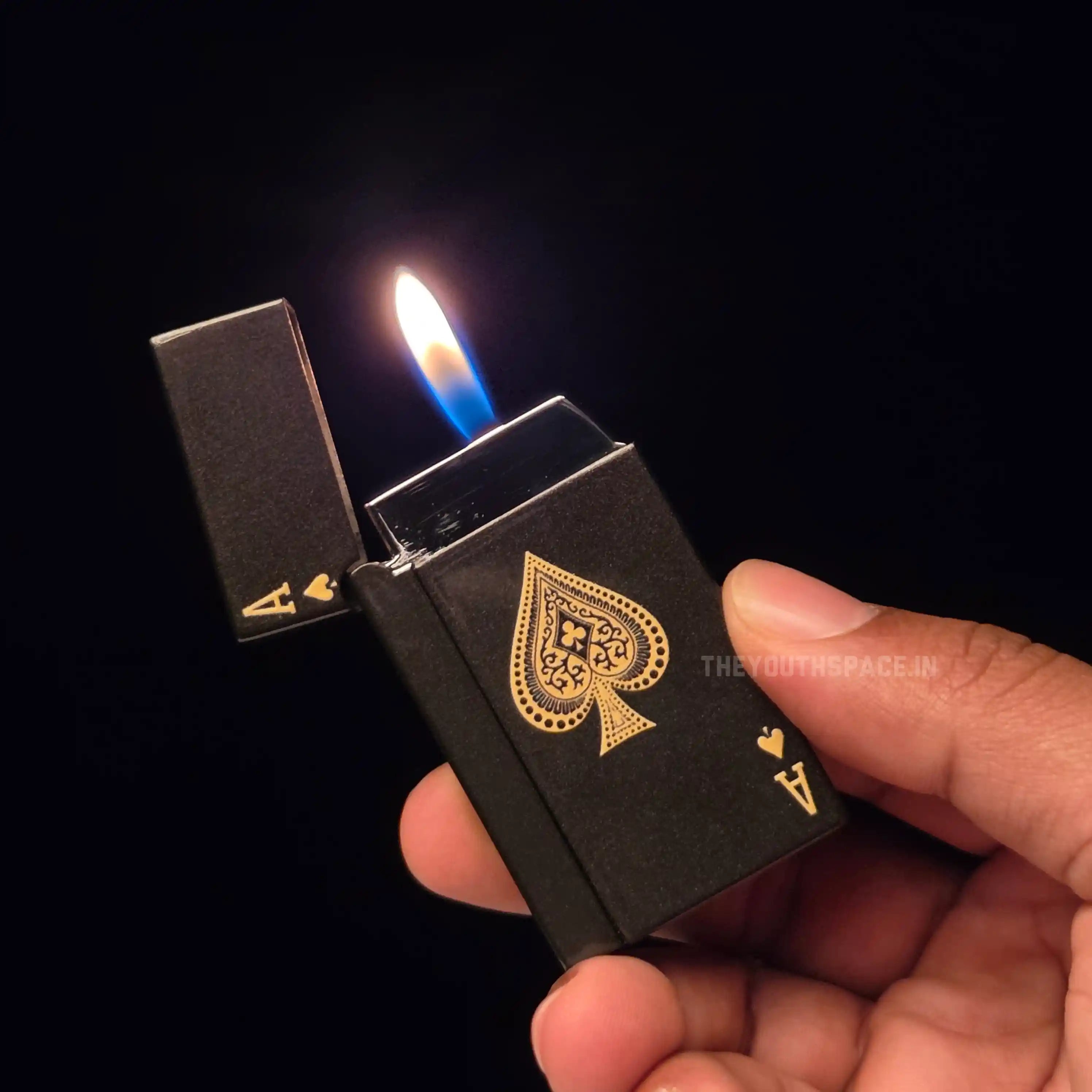Ace of Spades Dual Flame lighter