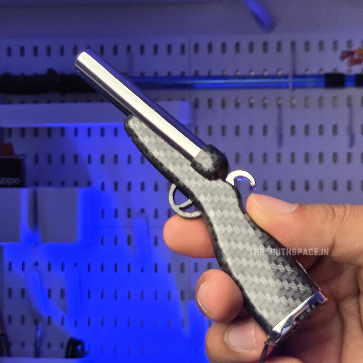Dual Barrel Rifle Dual Flame Jet Lighter