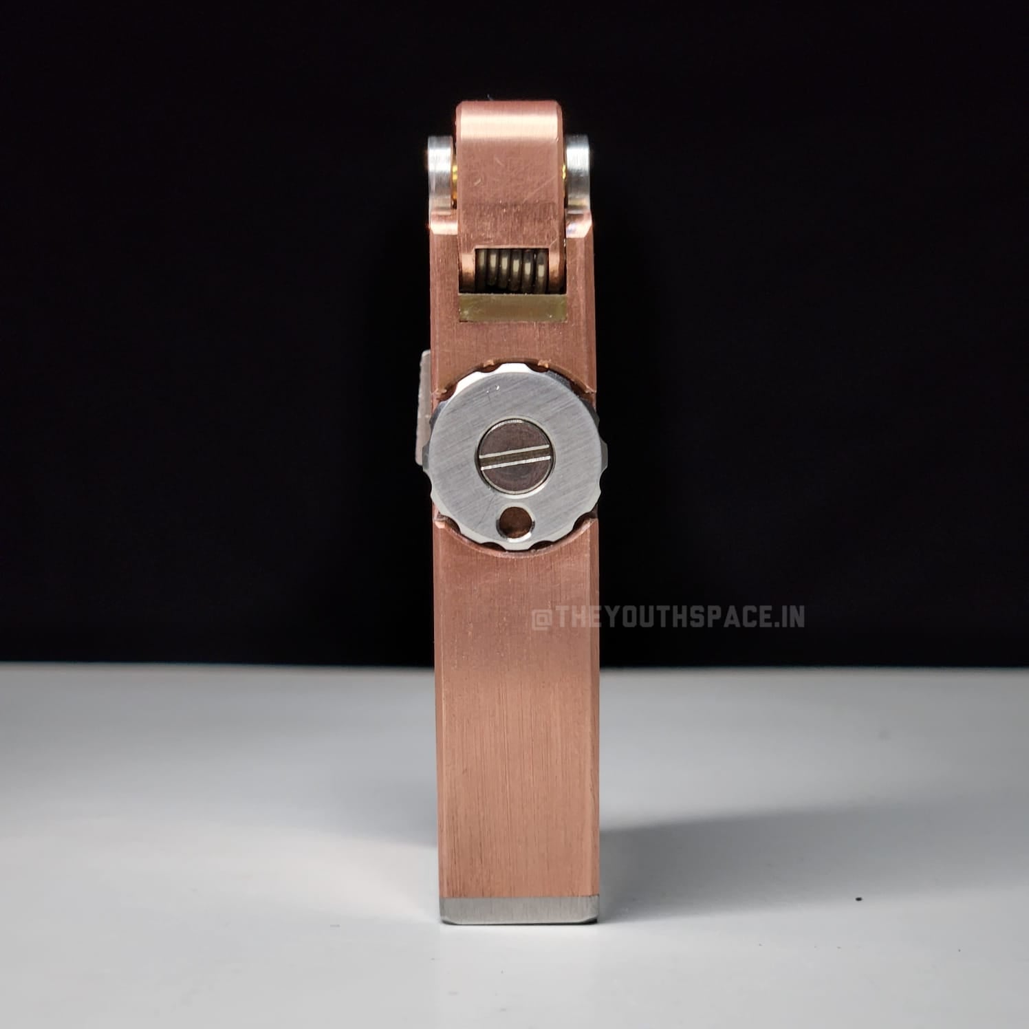 Premium Vintage Brass Mechanical Automatic Ignition Lighter