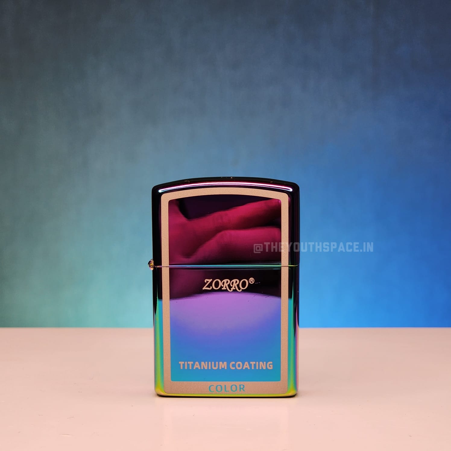 Original Zorro Ultimate Justice Brass Mukti-color with Titanium Coating lighter 23HK