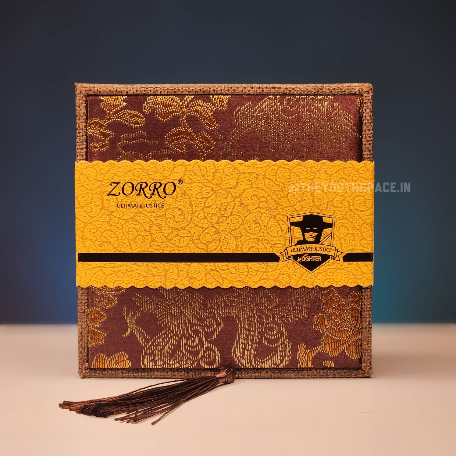 Zorro Ultimate Justice Brass Red Dragon Embossed Lighter 2025