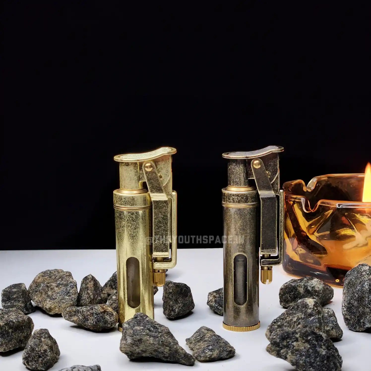 Antique Side-Lever Kerosene Lighter