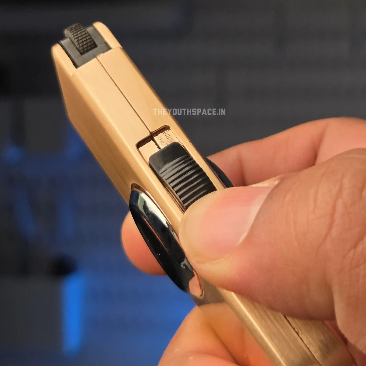 Fidget Spinner Jet Flame Lighter (Metallic)