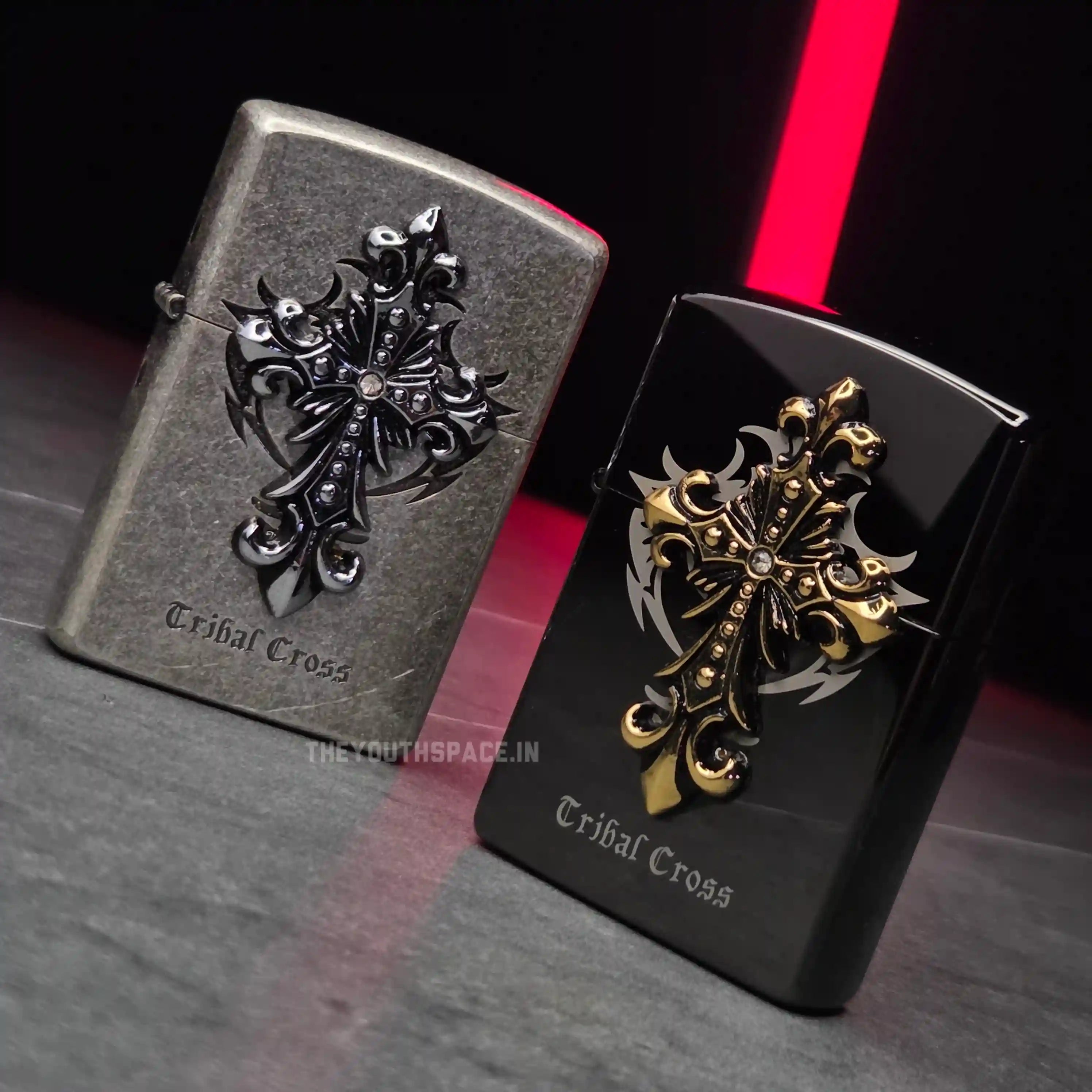 Zorro Ultimate Justice Brass Tribal Cross Lighter 2026
