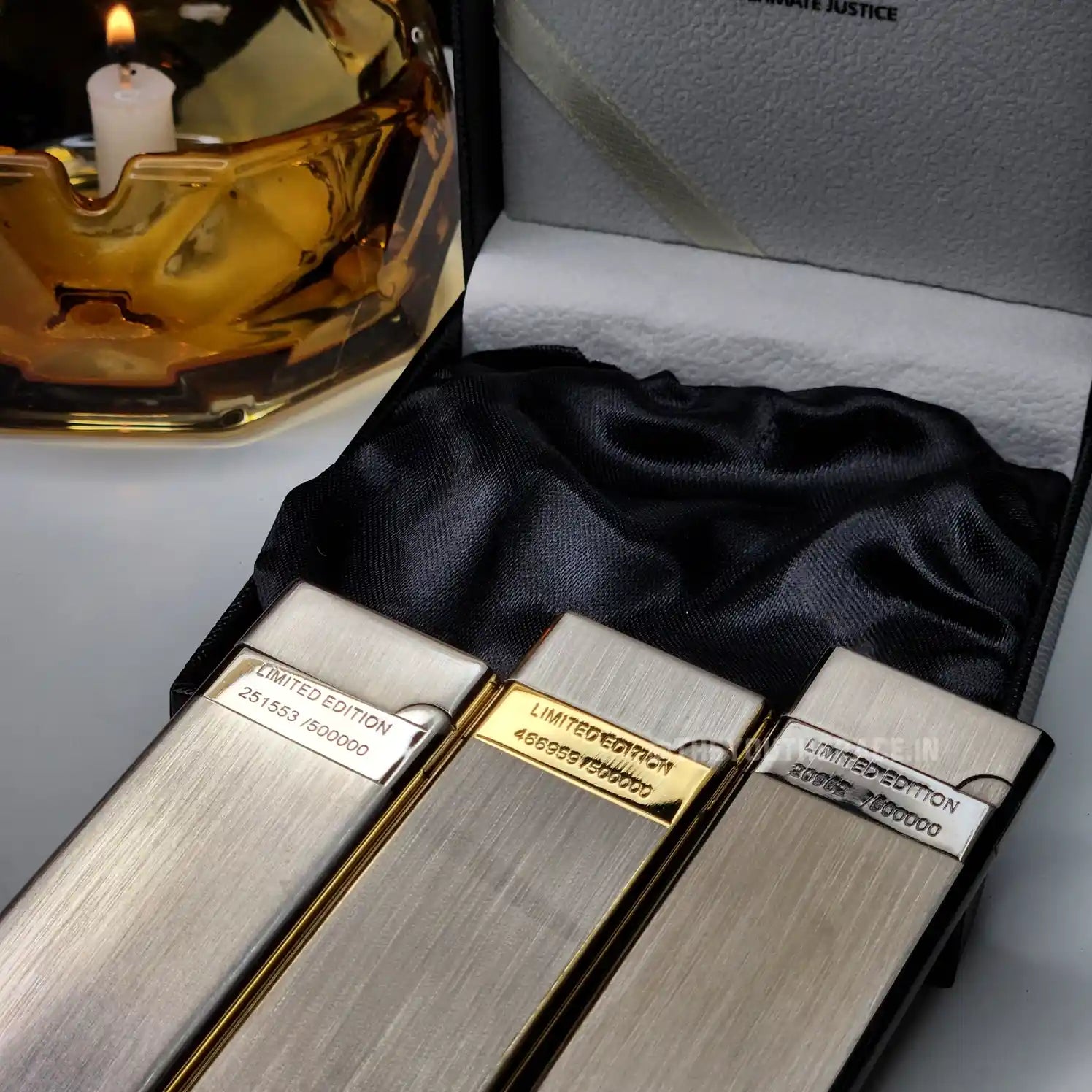 Zorro Ultimate Justice Ultra Slim Limited Edition Brass  Butane Lighter