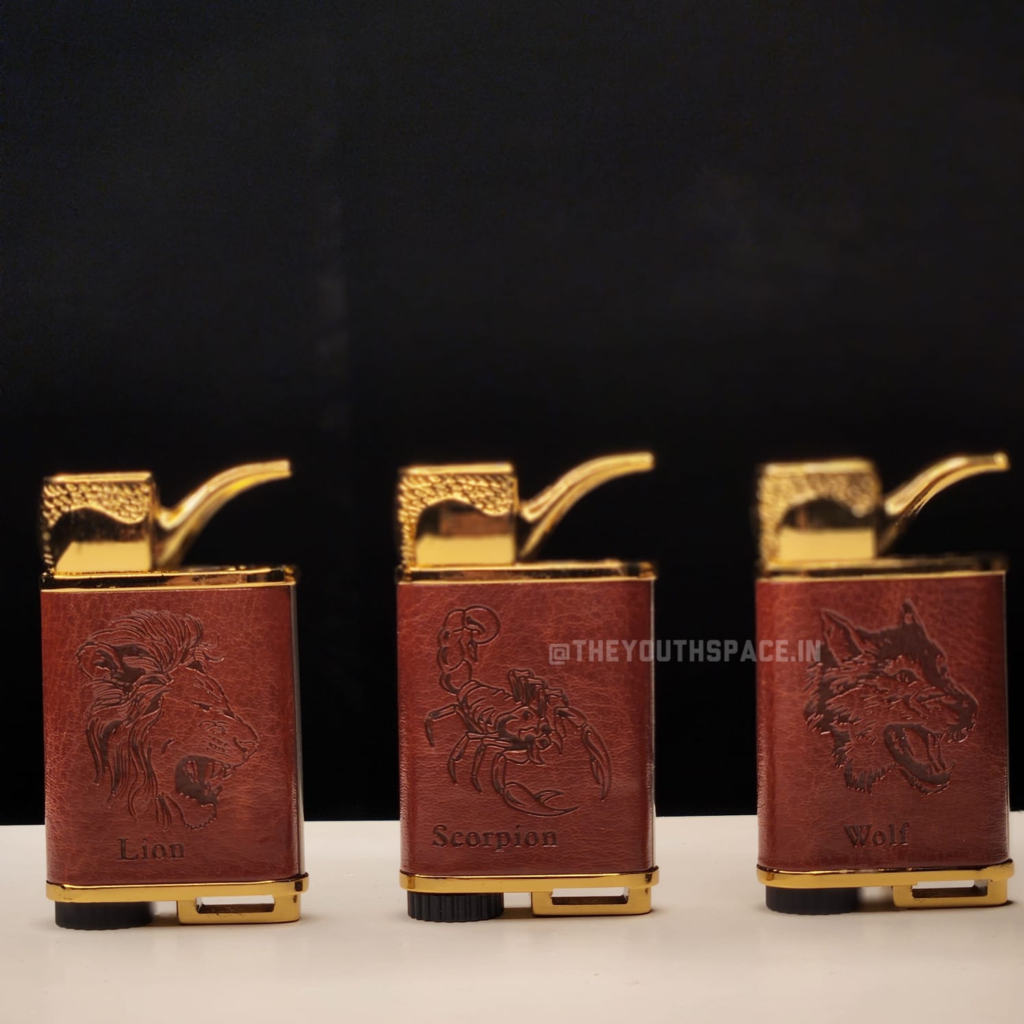 Cigar Style Jet Flame Lighter Model2 (Metallic)