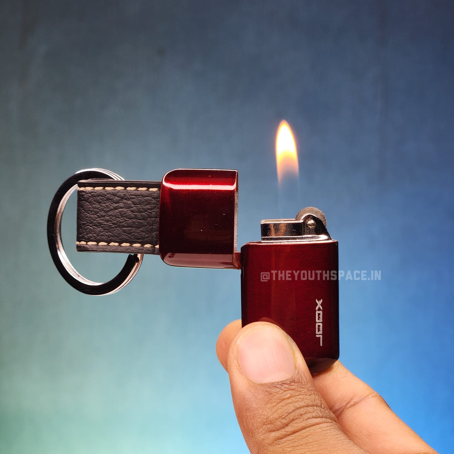Hidden Keychain Flint Lighter