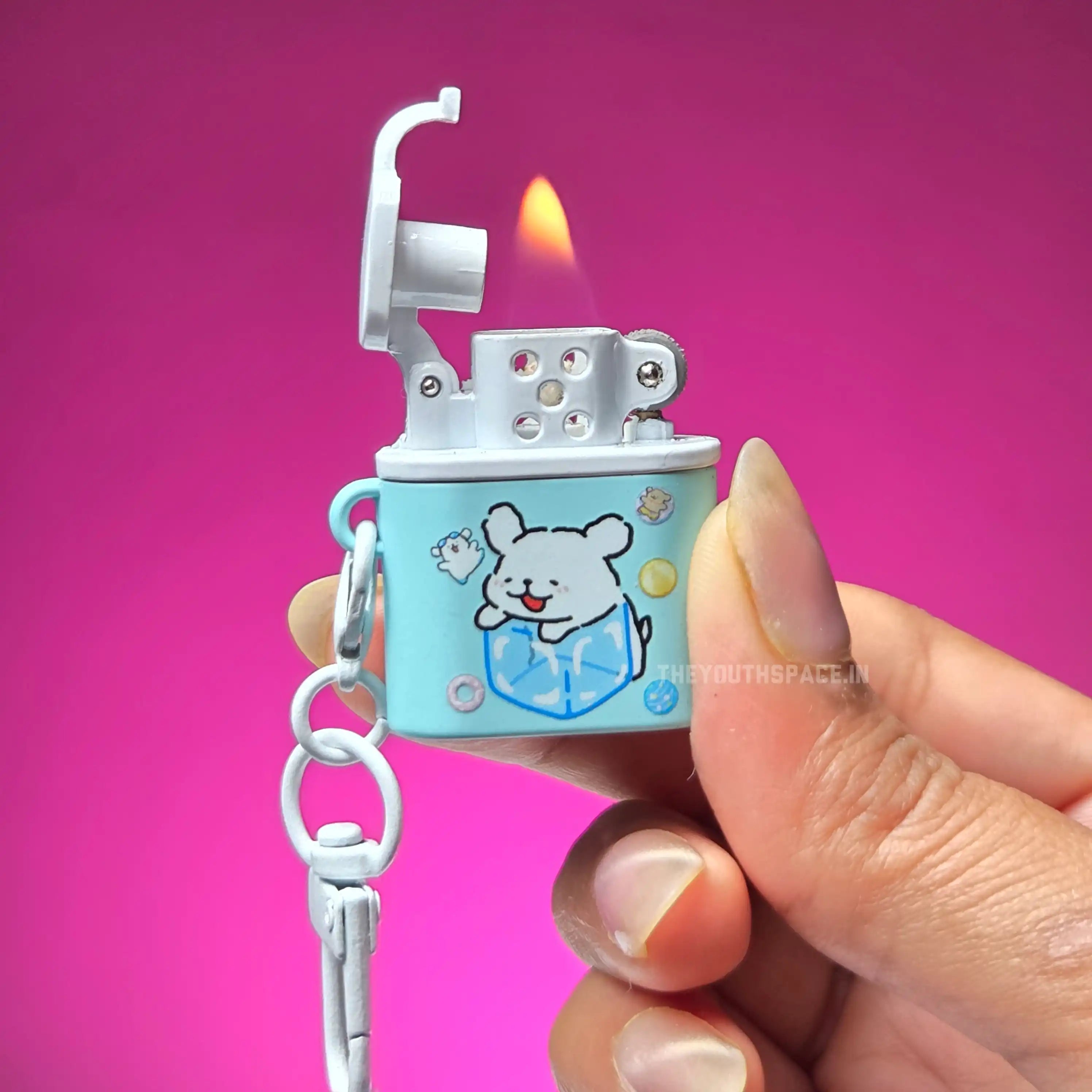 Cute Kitty Mini Keychain Lighter