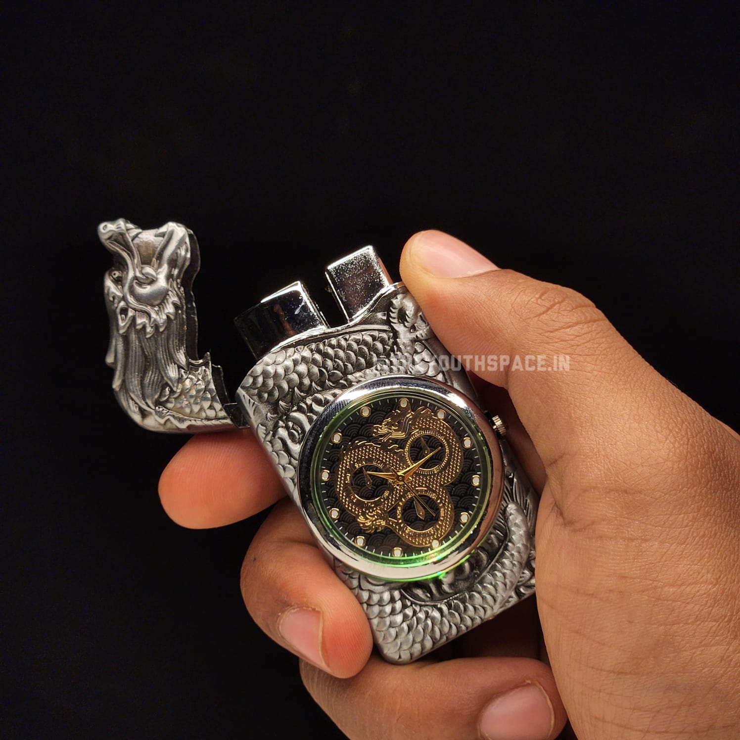 Dragon Time Flame Dragon Jet Lighter (Metallic)