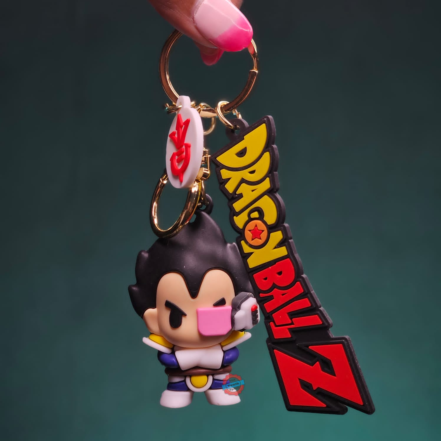 Goku and Vegeta Silicone Keychain