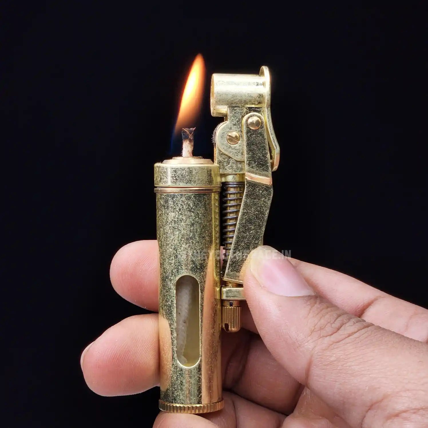 Antique Side-Lever Kerosene Lighter