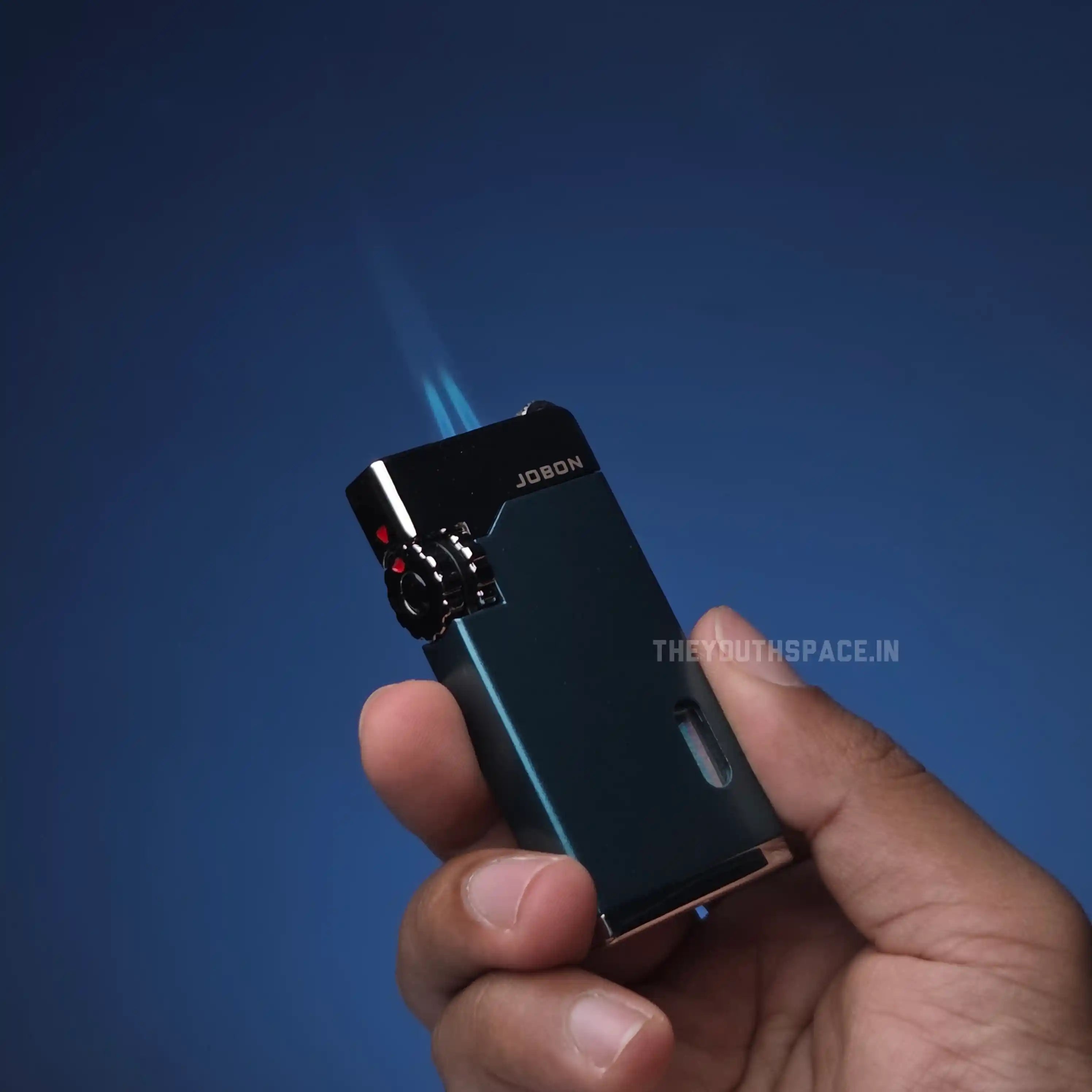 Jobon ZB-999 Turbo Dual Flame Jet Lighter