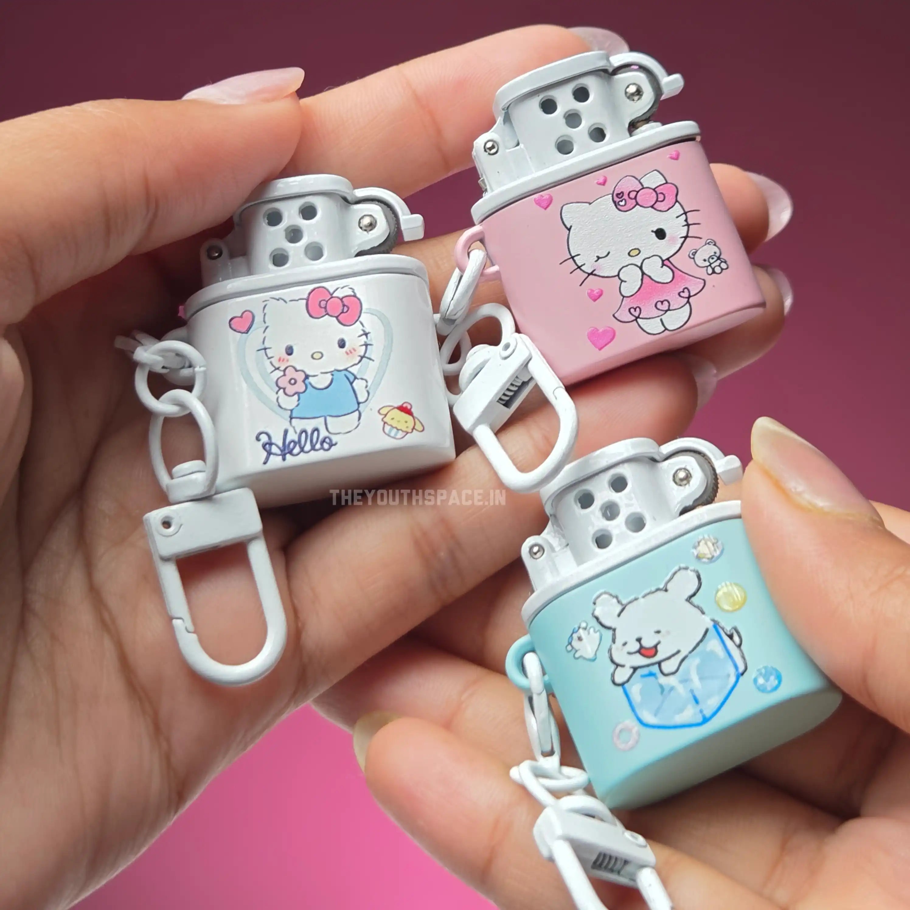 Cute Kitty Mini Keychain Lighter