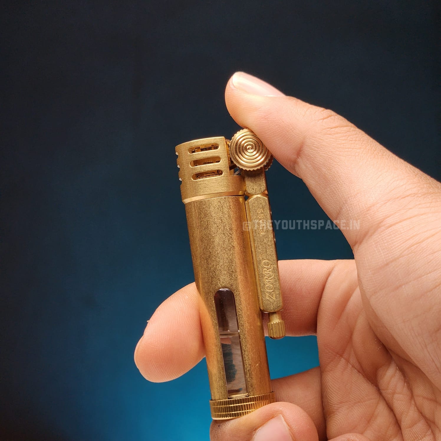 Zorro Siphon 556 Brass Retro Kerosene Lighter