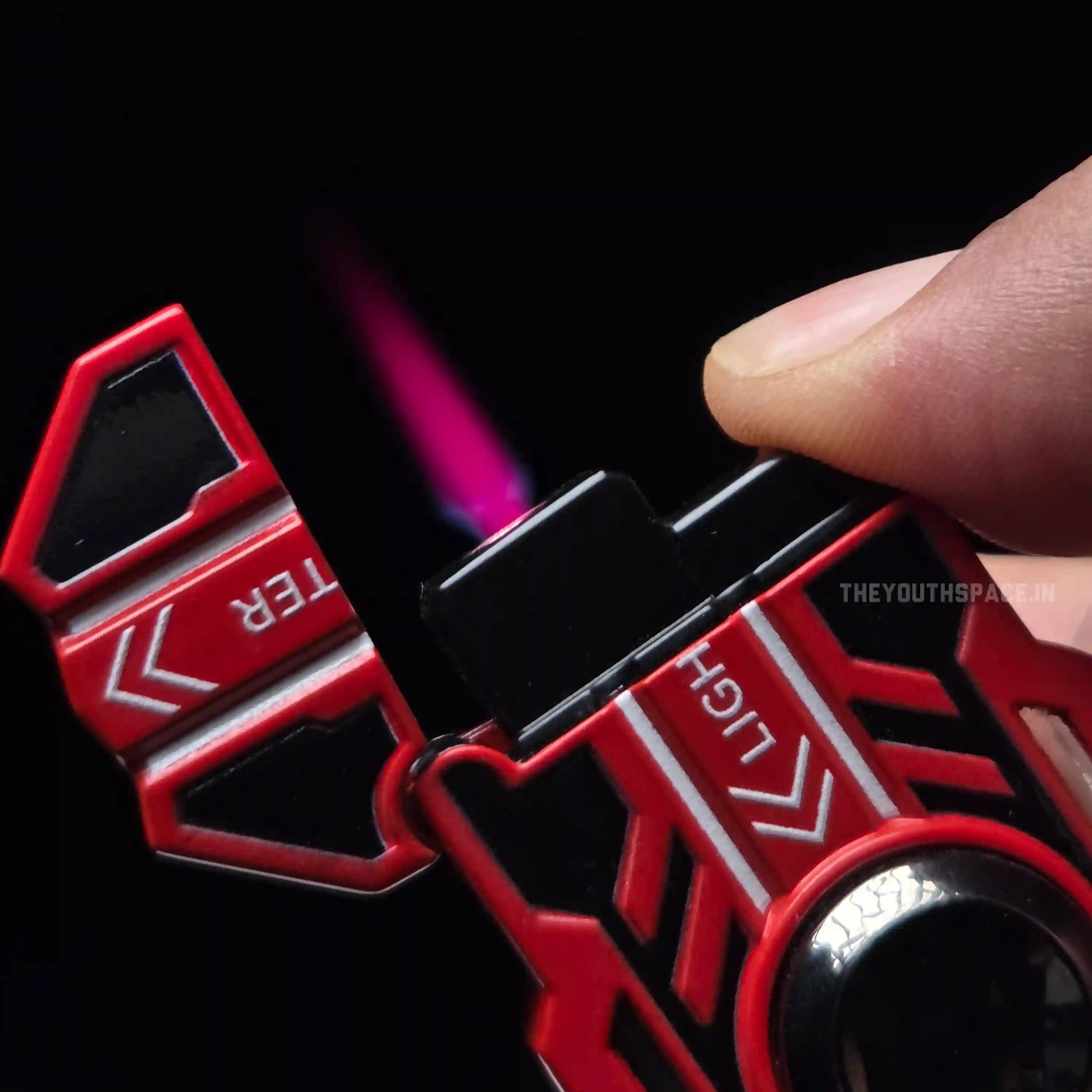 Mecha Fidget Spinner Luminous Jet Lighter