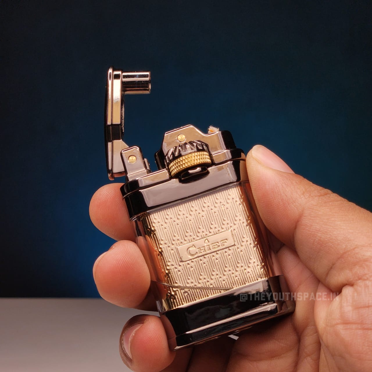 Chief Creative Gear Linkage Transparent Fuel Tank Kerosene Lighter