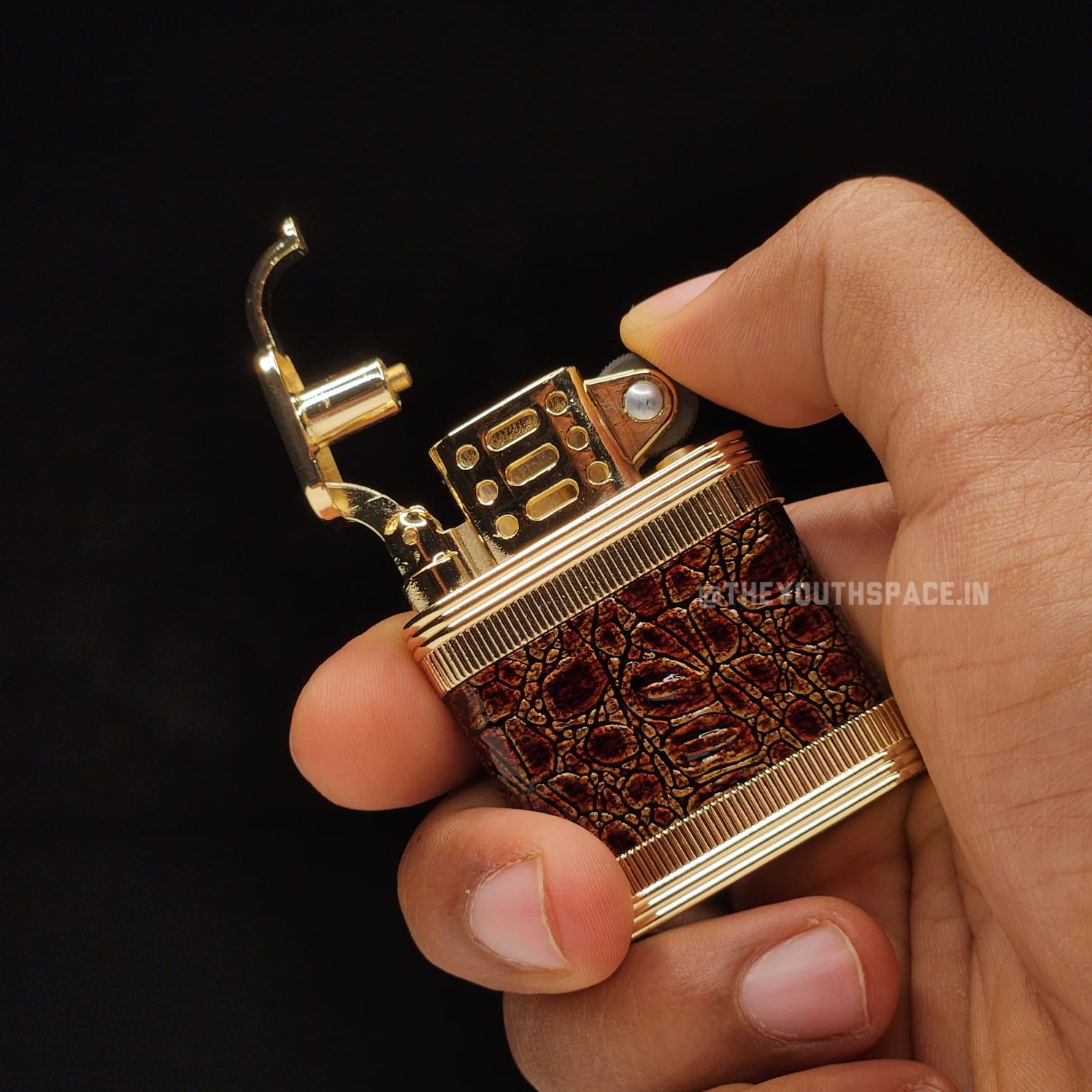 Leather finish lighter