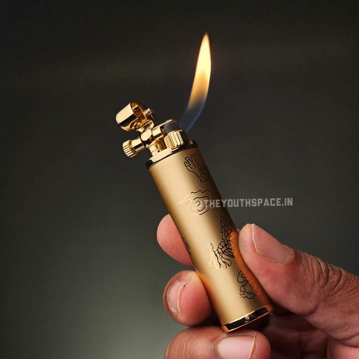 Premium stylish dragon metal lighter