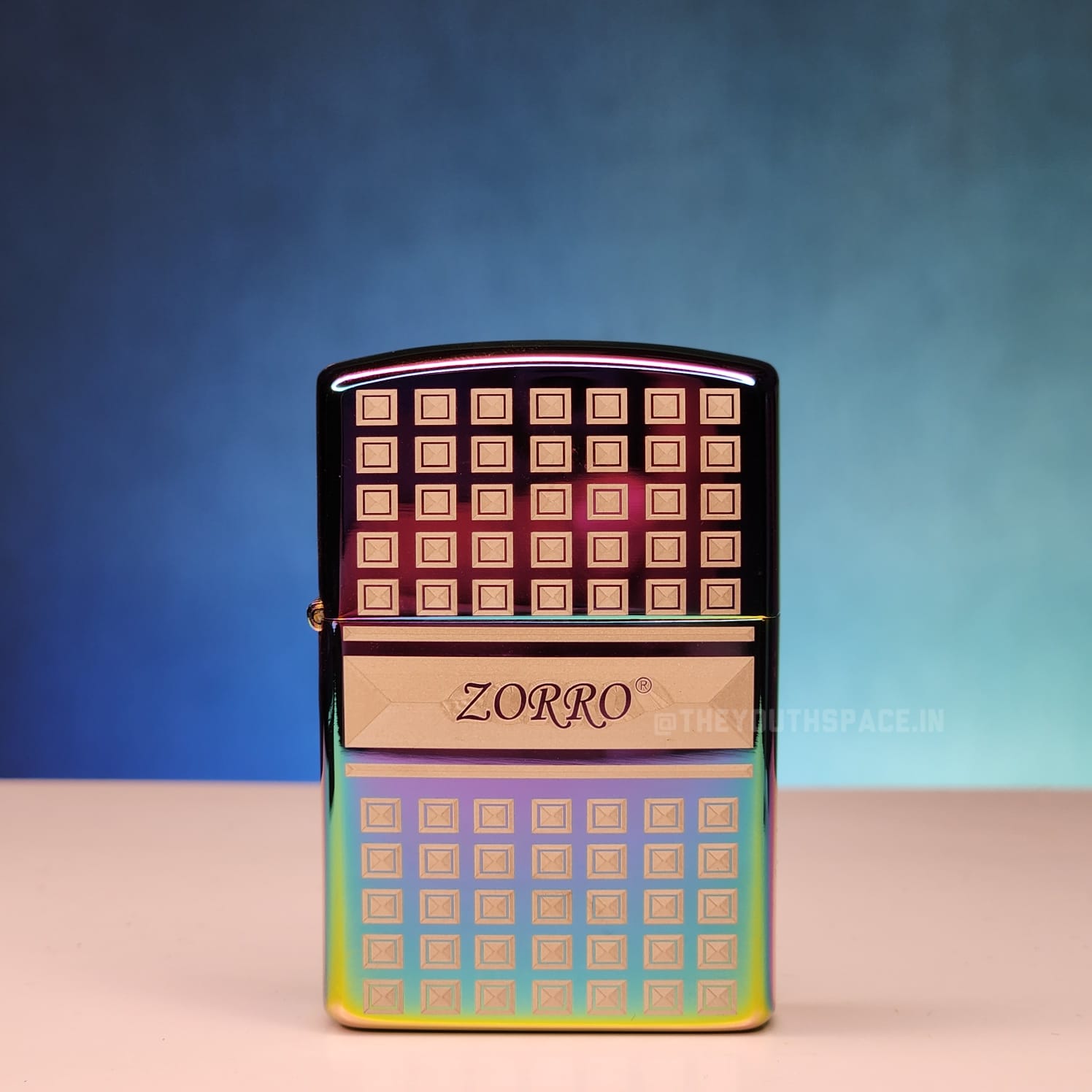 ZORRO ULTIMATE JUSTICE BRASS MULTI-COLOR LIGHTER 22HK