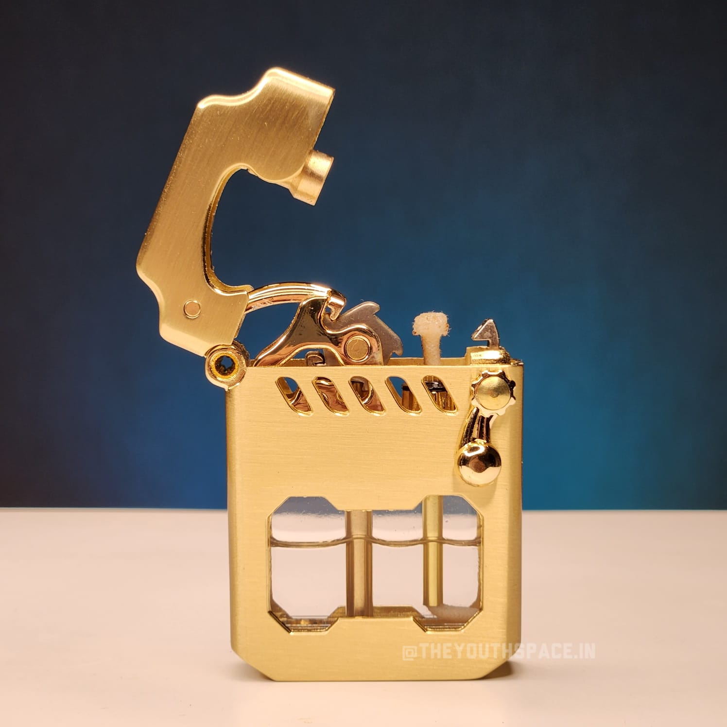 Original Zorro Mecha Transparent Fuel Tank Kerosene Lighter