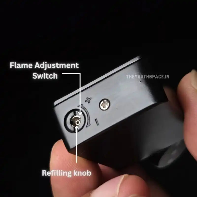 Dice green jet flame spinner lighter