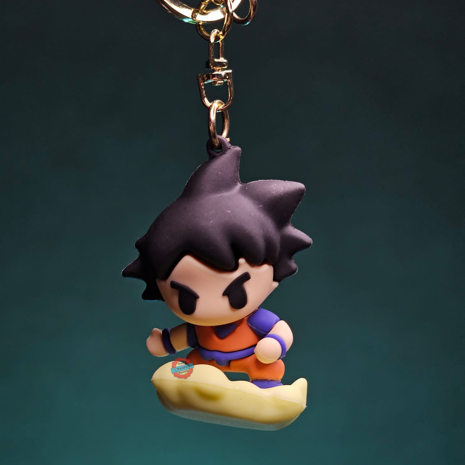 Goku and Vegeta Silicone Keychain