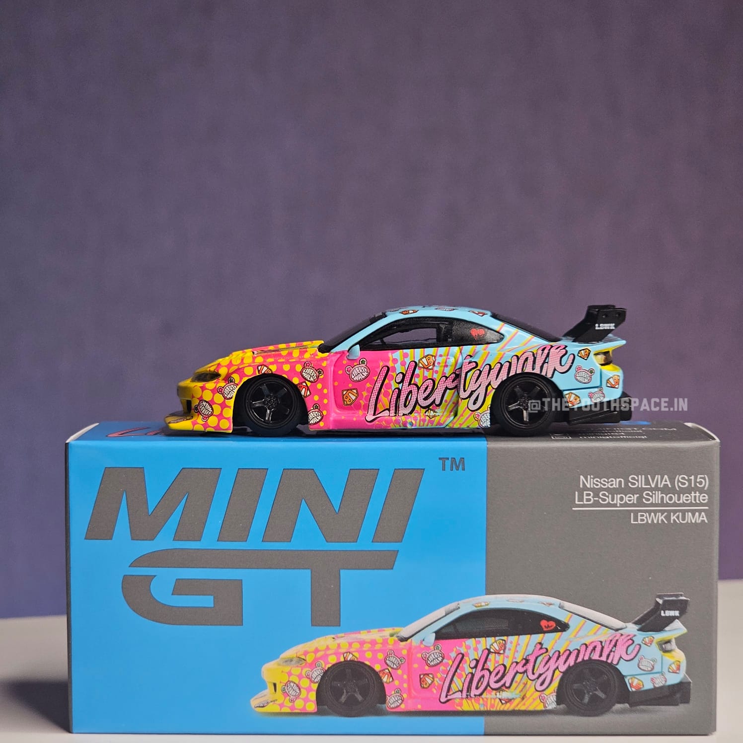 MiniGT Nissan Silvia (S15) LB-Super Silhouette- LBWK KUMA