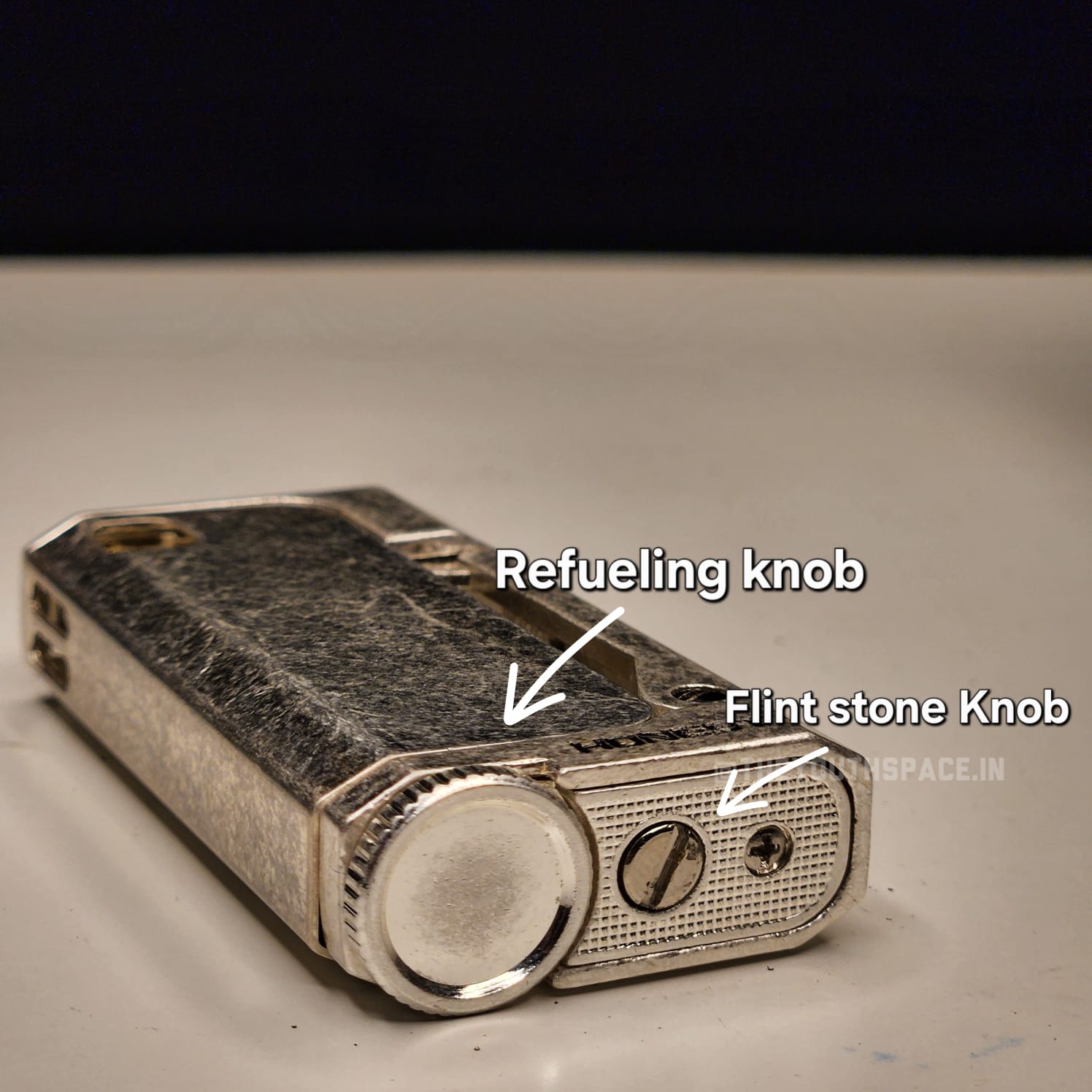 Premium Steel Flint Lighter (Metallic)