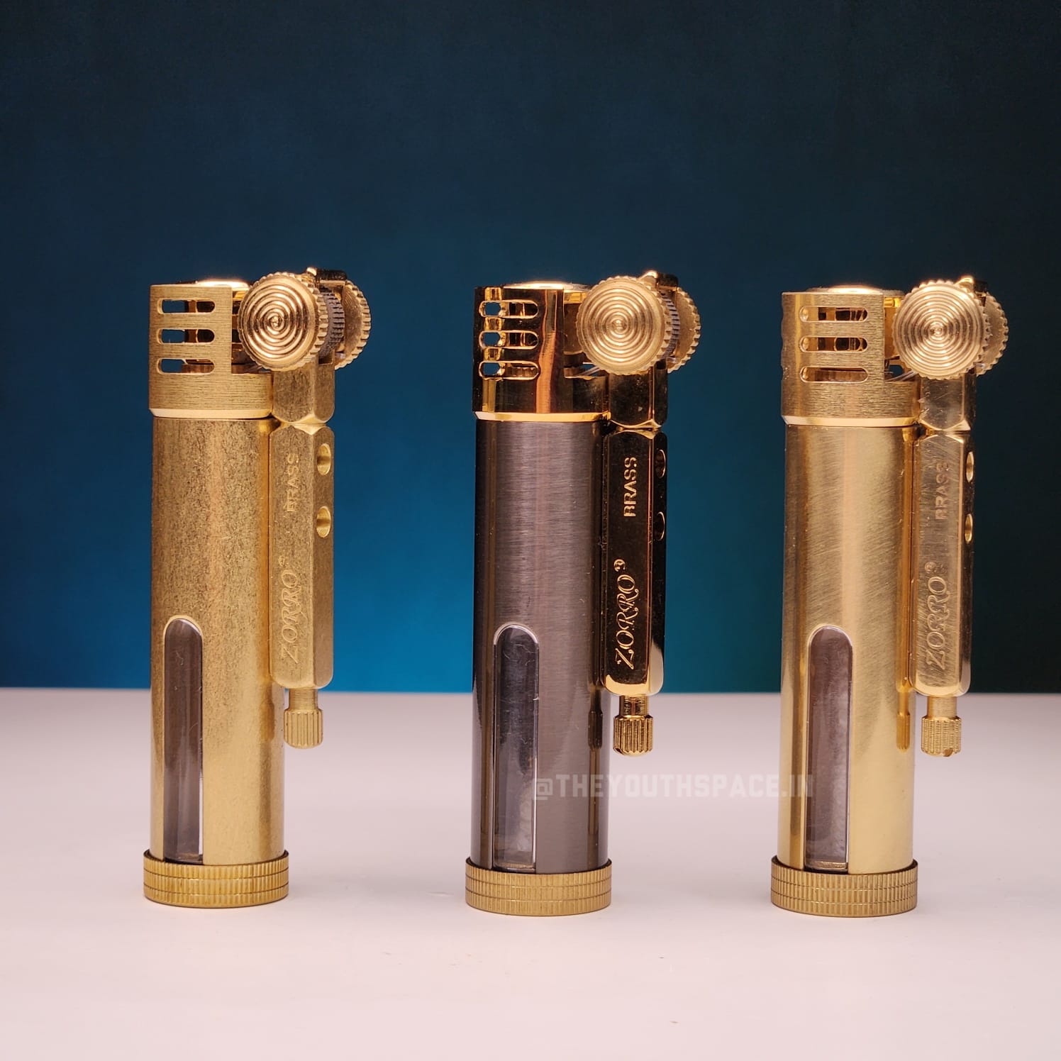 Zorro Siphon 556 Brass Retro Kerosene Lighter